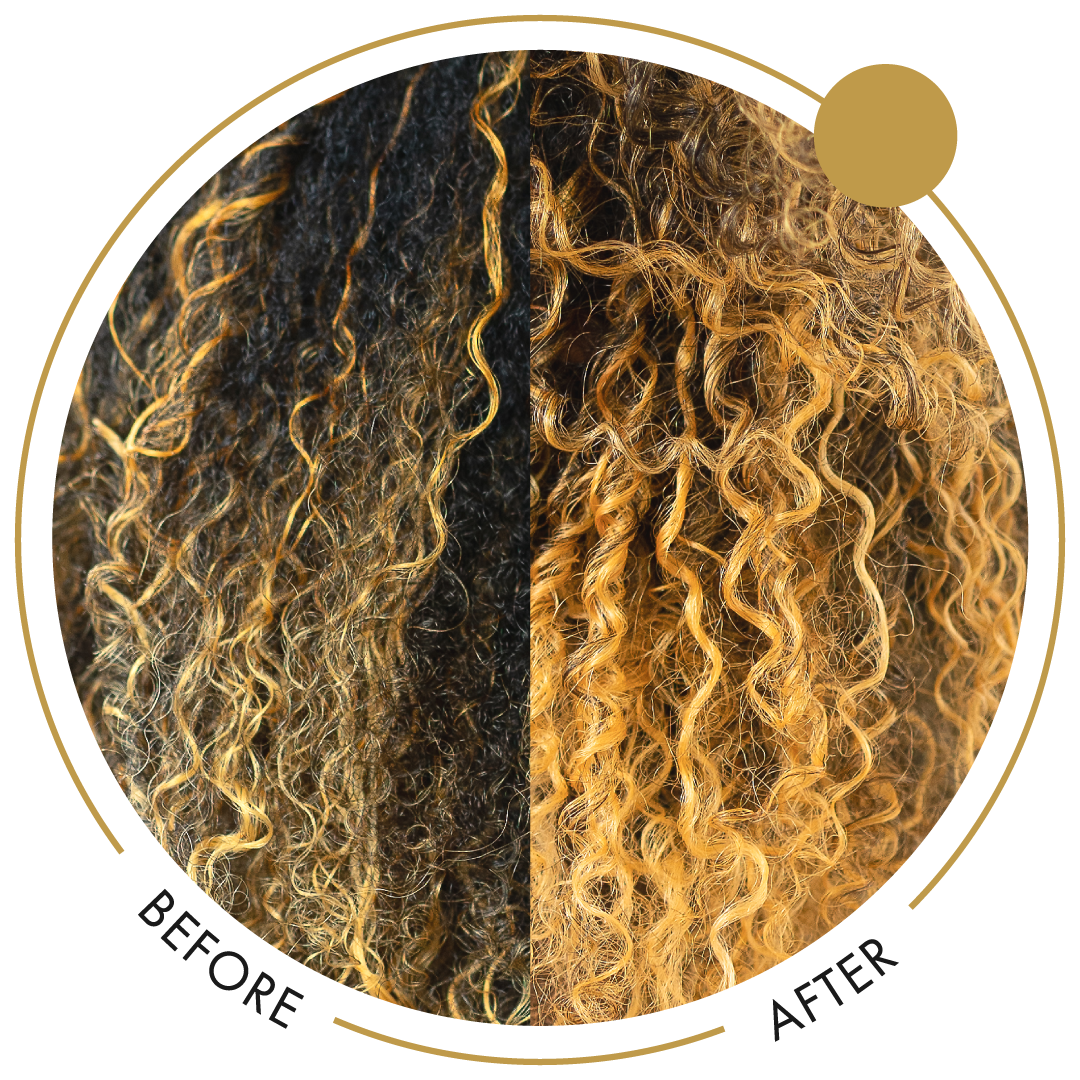 Gold Mask Hair